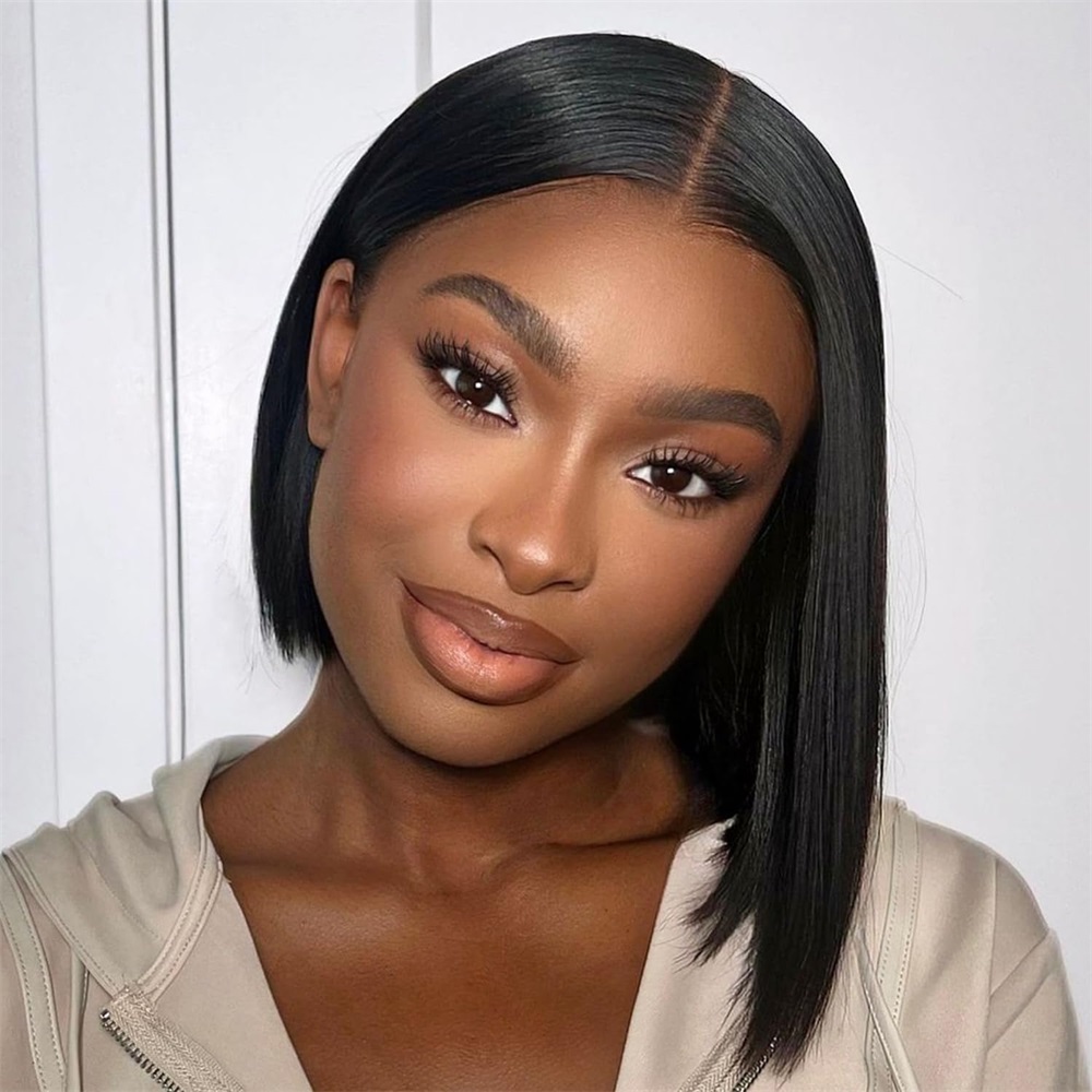 Düz Bob Yapıştırıcısız Perukla - Glueless Wear And Go Human Hair Wig incelemesi ve fiyatı